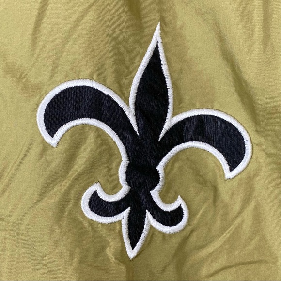 Pro Player size XXL Men’s Black Gold New Orleans Saints Reversible Jacket - Picture 8 of 11